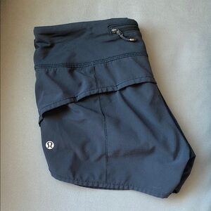 lululemon athletica Black Athletic Shorts Moisture-Wicking